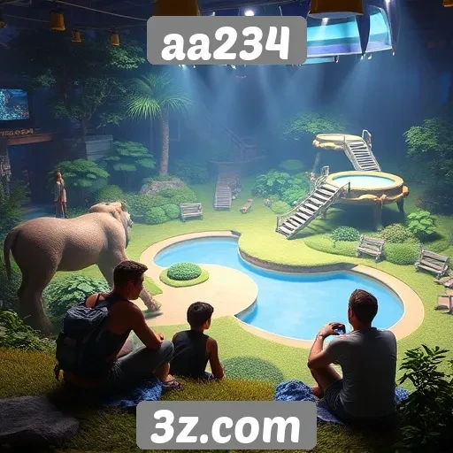 experiências de jogadores no ambiente do aa234